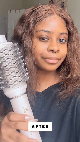 Curry after using the T3 Airebrush Duo